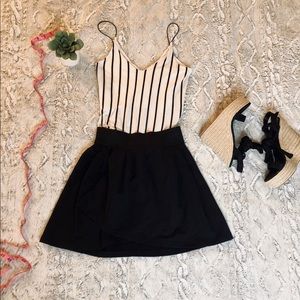 Black skater skirt ✨